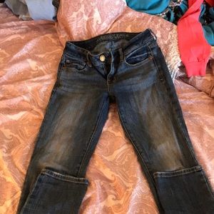 American eagle skinny jeans size 0